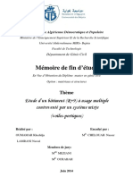 Etude D'un Bâtiment R+9 À Usage Multiple Contreventé Par Un Système Mixte Voiles-Portiques