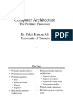 Computer Architecture: The Pentium Processor