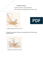 Problemas de Vectores PDF