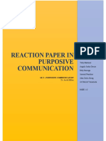 Reaction Paper