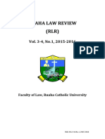 Ruaha Law Review (RLR) : Vol. 3-4, No.1, 2015-2016