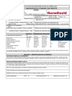 Tecnoweld MSDS Soldadura Thermoweld