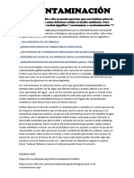 Tarea La Contaminación