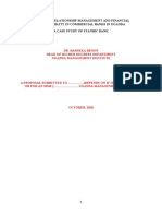 Customer Relationship Management and Financial Sustainability in Commercial Banks in Uganda A Case Study of Stanbic Bank