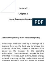 Linear Programming Approach