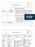 Modelo Caracterizacion Del Proceso de Nomina