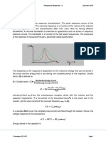 Quality Factor: EE-101 Frequency Response - 3 July-Nov 2017