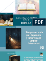 Lección 1-La Singularidad de La Biblia