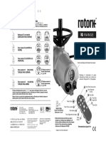 Guia de Ajuste Basico Español, Actuador Rotork Iq25