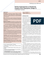 Evaluation of Biodentine Pulpotomy