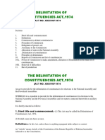 Delimitation of Constituencies Act 1974