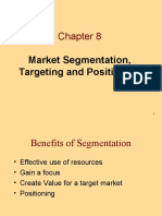 Market Segmentation, Targeting and Positioning