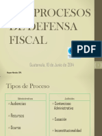 Los Procesos de Defensa Fiscal CCPA 6J14 Guatemala PDF