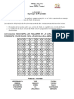 Hoja - Actividad 4 - Sopa Letras