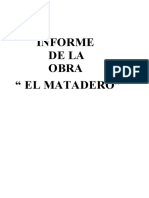 Informe El Matadero