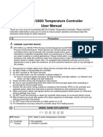 DTC1000/2000 Temperature Controller User Manual: 1 Precaution