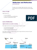 Light - Reflection and Refraction: Laws of Re Ection