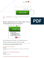 Extra Questions For Class 9th - CH 14 Natural Resources Science Study Rankers