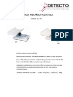 Manual de Uso Balanza Detecto 243 - 2441