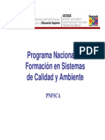 PNF Sistema de Calida y Ambiente