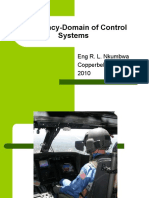 Frequency-Domain of Control Systems: Eng R. L. Nkumbwa Copperbelt University 2010