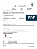 Ficha Tecnica Tetraborato de Sodio Decahidratado