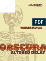 Obscura Delay Manual PDF