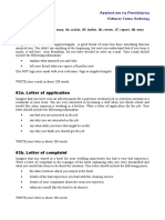 E-Mail: 01. Email, 02. Letter, 03. Essay, 04. Article, 05. Leaflet, 06. Review, 07. Report, 08. Story