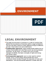 Legal Business Environment and Its Impact On Business