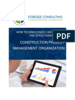 Construction Project Management Organization: How Technologies Can Improve The Effectiveness of A