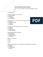 Properties of Dental Materials