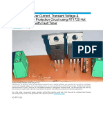 Over Voltage, Over Current, Transient Voltage & Reverse Polarity Protection Circuit Using RT1720 Hot Swap Controller With Fault Timer