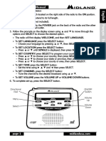 WR120 Owner's Manual: Directional Pad On/Off Switch