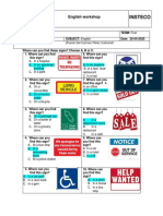 Actividad de Inglés de Recuperación PDF