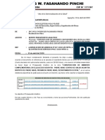 Informe Nº002 Presentacion de Presupuesto Analitico