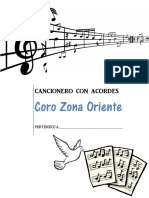 CANCIONERO OFICIAL CORO ZONA ORIENTE 2013 Con ACORDES PDF