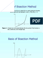 Basis of Bisection Method