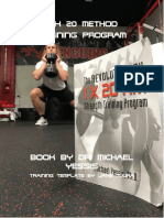 1 X 20 Method Training Program: Training Template by Jake Tuura