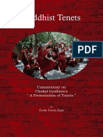 Buddhist Tenets: Commentary On Chokyi Gyaltsen's " A Presentation of Tenets "