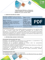 Syllabus Del Curso Introducción A La Agronomía Unidad 1