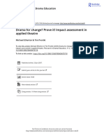 18 - Drama For Change Prove It Impact Assessment in Applied Theatre PDF