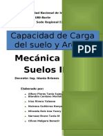 Capacidad de Carga Sobre Suelos y Gravas