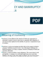 Insolvency and Bankruptcy Code