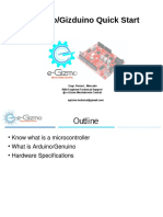 Arduino/Gizduino Quick Start: Engr. Roma L. Mercado RND Engineer/Technical Support at E-Gizmo Mechatronix Central