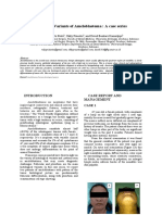 Case Report Redy-Histologic Variants of Ameloblastoma