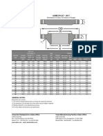 ASME B16.47 - 2017: Dimensions of Class 150 Series A Flanges