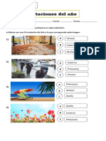 Guía Estaciones Del Año 1° Basico