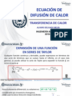  Ecuación de Difusión de Calor