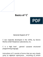 Basics of C