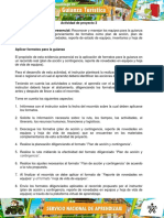 Evidencia Presencial Formatos Aplicar Formatos para La Guianza